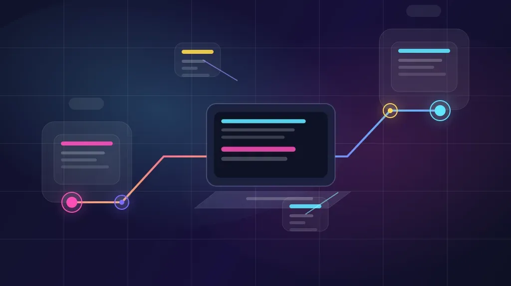 Diagram comparing a layered eslintrc setup with a more explicit flat config setup