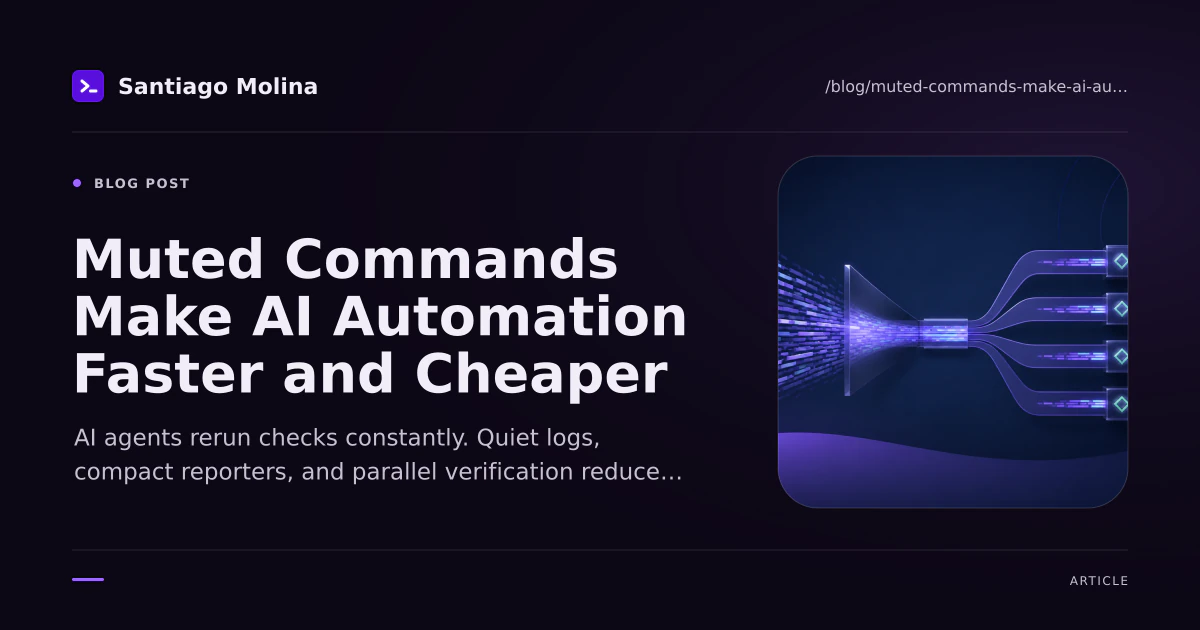 Muted Commands Make AI Automation Faster and Cheaper — Santiago Molina ...